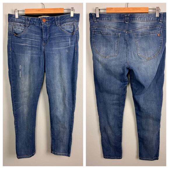 Democracy Womens 10 Ab Solution Slimming Tummy Control Stretch Ankle Skinny Jean - Picture 9 of 9